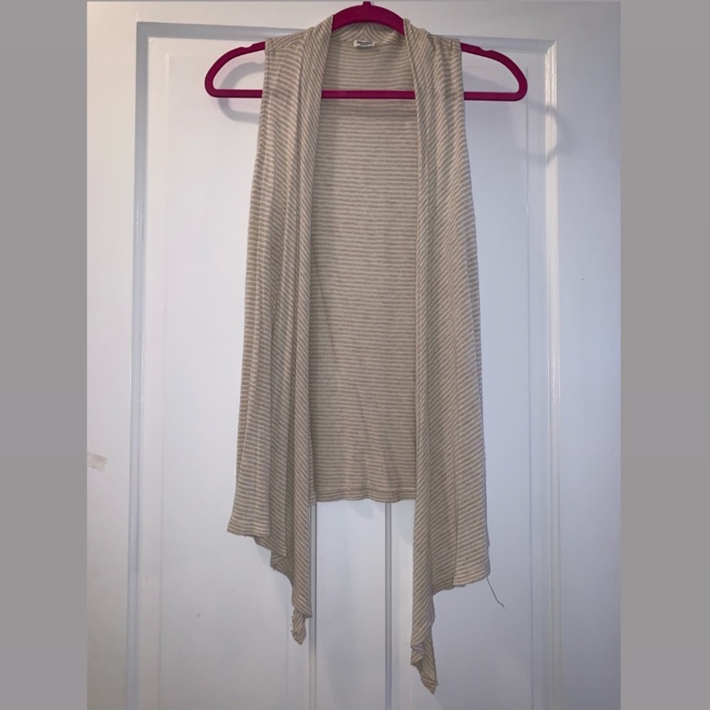 Splendid open-front wrap cardigan